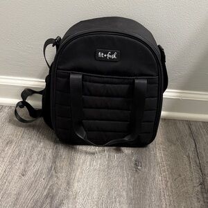 Fit+Fresh Black Lunch Tote